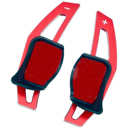 Schaltwippen Verlängerung rot passend für VW Golf 5 GTI Golf 6 GTI Seat Leon DSG - Bild 4 von 7