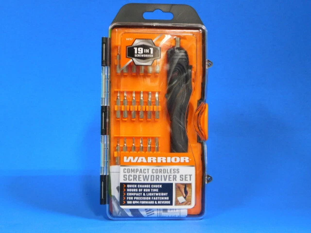 19 in 1 Compact Cordless Screwdriver Set Item 56757 NEW eBay