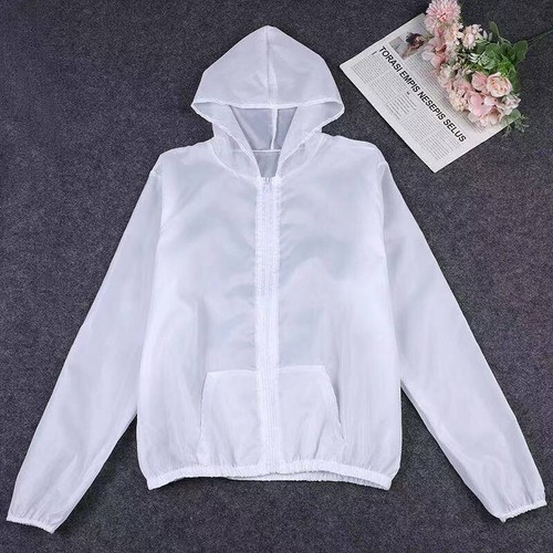 Mujer Verano Protector Solar Ropa Conducción al Aire Libre Chaqueta con Capucha Prendas para el torso Ultradelgadas - Imagen 14 de 22
