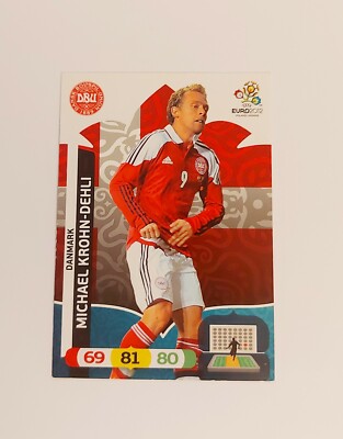 Panini Adrenalyn Euro 2012 Michael Krohn-Dehli Danmark Base Card Denmark