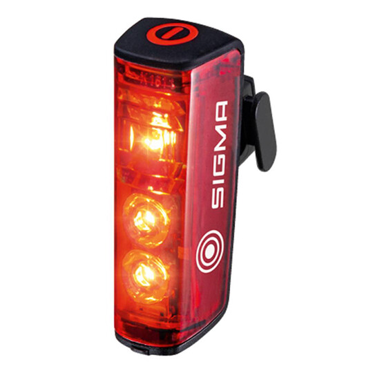 Éclairage vélo USB arrière Sigma Blaze 3LED noir étanche pour cyclisme