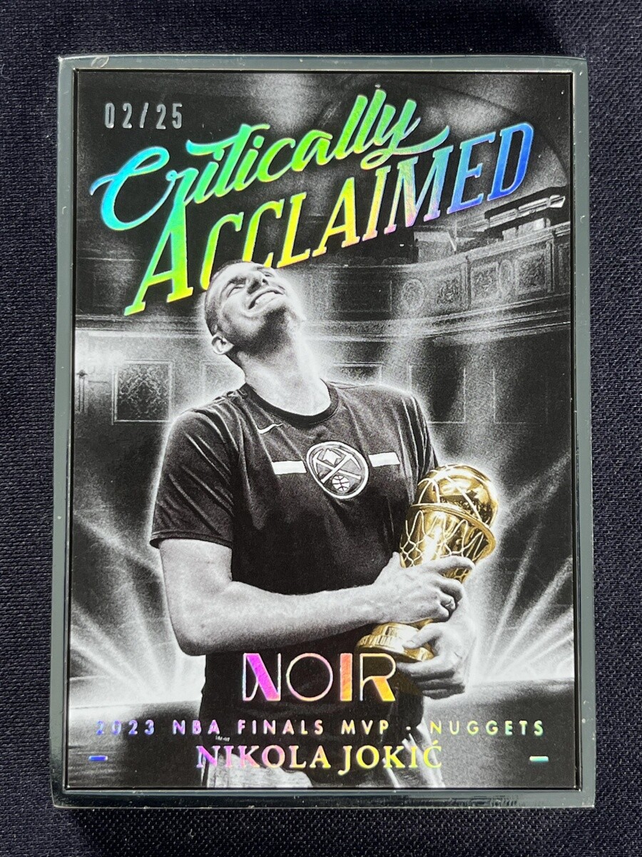 2023-24 Panini Noir Nikola Jokic #294 Metal Frame Critically Acclaimed /25