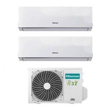 Condizionatore Climatizzatore DUAL SPLIT INVERTER HISENSE NEW COMFORT 9+9 BTU