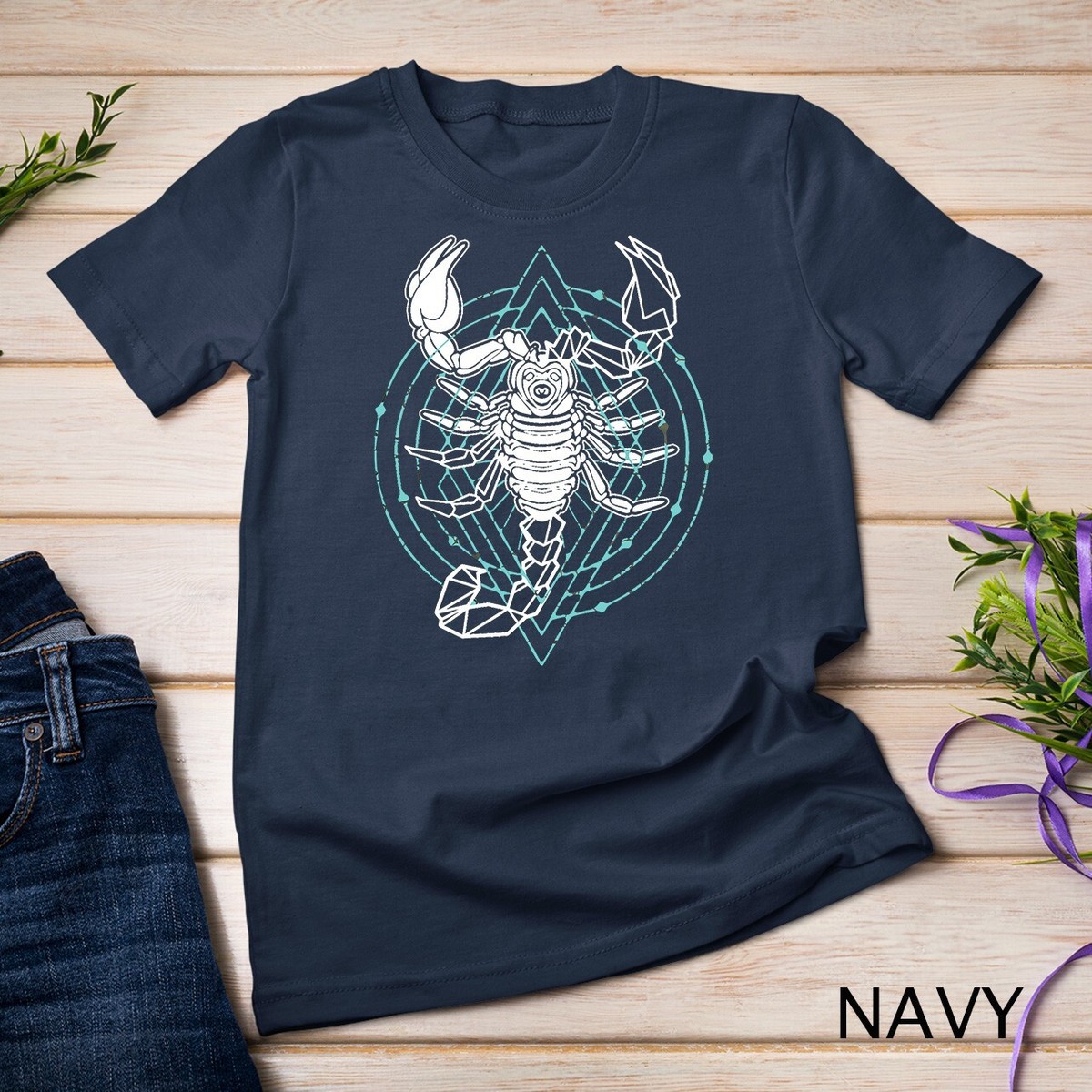 Scorpion Geometric Tribal Design T-Shirt Unisex T-shirt | eBay