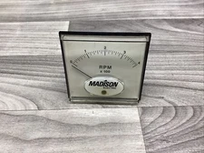 MADISON ELECTRIC TACHOMETER INDICATOR 21224-11 MODEL 200 #816F295