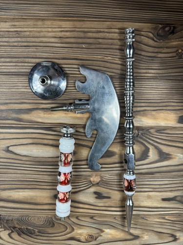 Vintage Große Küchenaxt Axt Hammer Handarbeit Gefängnis Kunst UdSSR Sowjet Russland - Bild 13 von 18