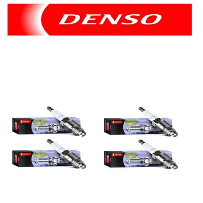 Set Of 4 Denso Platinum Spark Plugs For 2011-2002 TOYOTA Camry 2.4L L4 2AZ-FE