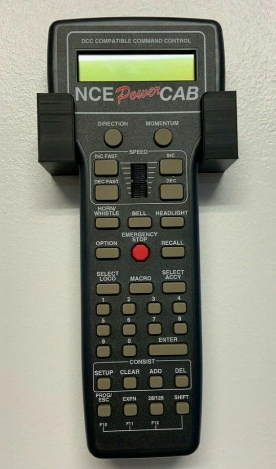 NCE CAB/throttle PowerCab/06Cab Wall Mount Holder, Model Train, Storage, 2 Pack - Image 2 of 4