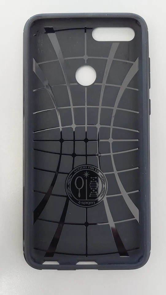 Spigen Cover Rugged Armor Compatibile con Huawei P Smart - Nero - Immagine 3 di 4