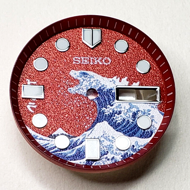 NEW AFTERMARKET DIAL +CHAPTER RING FOR SEIK0 7002 OR 7S26 NEW AFTERMARKET DIAL +CHAPTER RING FOR SEIK0 7002 OR 7S26