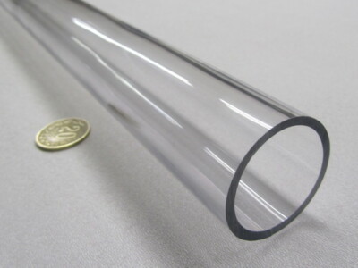 Tube Polycarbonate Rond 1.125" OD X 0.875" ID X 48" - Mur 1/8 - Kmac - Fabriqué USA