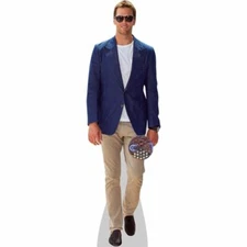 Tom Brady (Blue Jacket) Life Size Cutout