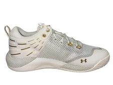 Under Armour Women's HOVR Block City Volleyball Shoe White 3023709 103