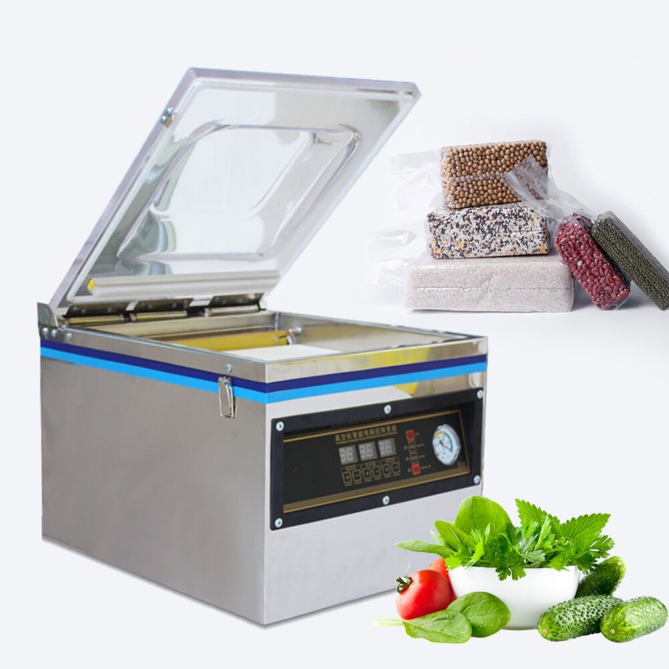 DZ260C Chamber Vacuum Sealing Packing Machine 320/800W Commercial