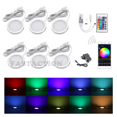 Wifi Control RGB LED Unterbauleuchte 3-6er Küchenleuchte Lampe Licht APP Control