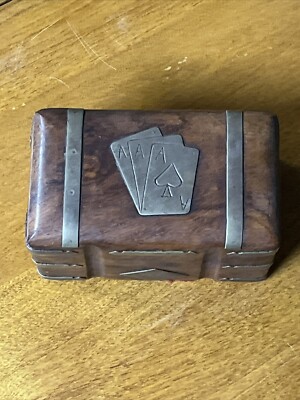 Rare Playing Card Box . Very Hard To Find