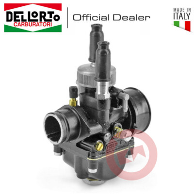 Dellorto PHBG 21 DS Black Manual Air Carburetor Piaggio Typhoon 50