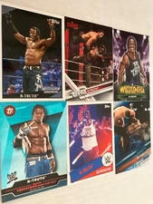 R-truth Ron killings 6 wrestling cards (2 are inserts)born in charlotte nc