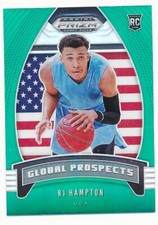 RJ HAMPTON 2020 PANINI PRIZM DRAFT PICKS GREEN #99 RC ROOKIE USA MINT B