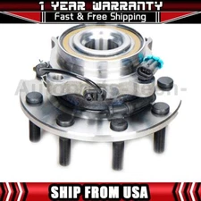 Front Wheel Bearing and Hub Assembly 1 For Chevrolet Silverado 3500 HD 2007-2010