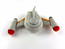  2014 Star Trek Romulan Bird of Prey Quantum Mechanix Gray Orange Plush Ship Toy