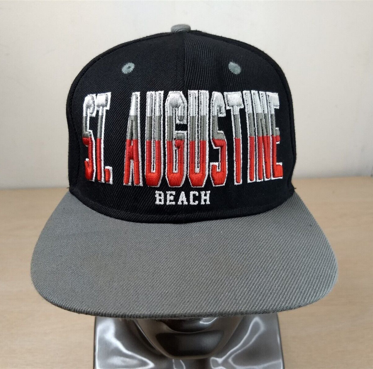 ST. AUGUSTINE BEACH ADJUSTABLE SNAPBACK TRUCKER/M… - image 1