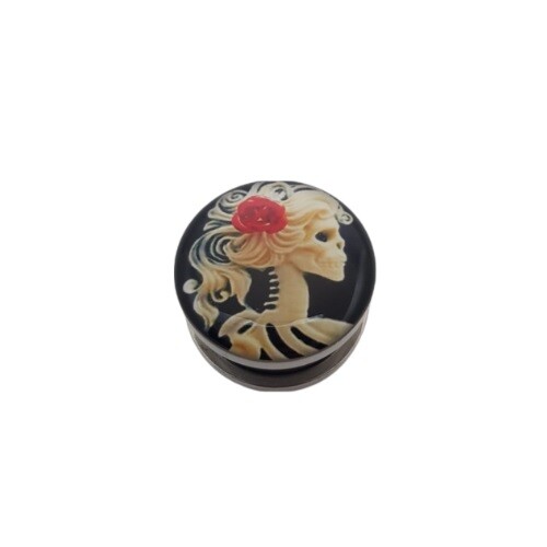 Stainless Steel Acrylic Ear Tunnel Screw Fit Plug Stretcher Character Picture - Picture 17 of 21