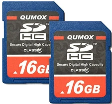 Lot of 2 x 16GB = 32GB SDHC Class 10 Flash Memory Card 16G SD HC Ultra Camera