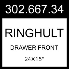 IKEA RINGHULT Drawer Front High Gloss White  24x15" 302.667.34