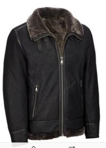wilsons leather mens vintage hooded genuine leather jacket