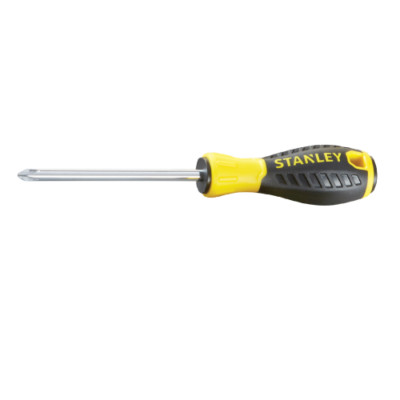 Stanley Schraubendreher Essential für Kreuzschlitzschrauben PH 2 100mm Chromklinge