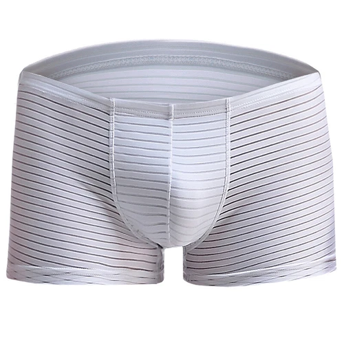 Herren Eis Seide Höschen Netz Unterwäsche nahtlos Boxershorts atmungsaktiv ultradünn - Bild 10 von 18