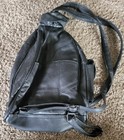 SMALL LEATHER BACK-PACK W3ITH MANY OUTSIDE POCKETS — photo 2