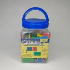 Word Tiles 156 Piece Learning Set Ages 3 & Up 1999 Paper Magic Group