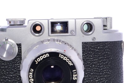 LEOTAX FV vintage Leica Copy camera. Topcor 5cm/3.5 lens