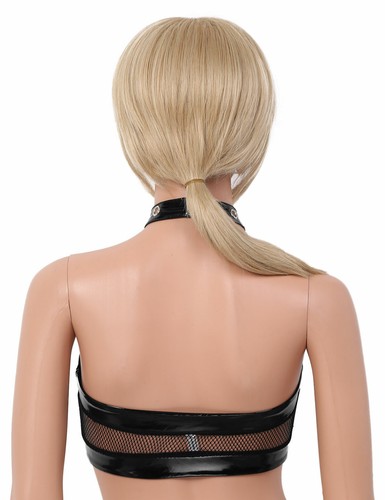 Sexy Women Leather Bustier Bralette Bra Top Cami Vest Crop Top Tank Blouse Party - Picture 24 of 42