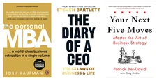 The Personal MBA+The Diary of a CEO + Your Next Five Moves 3 Book Set New Stock