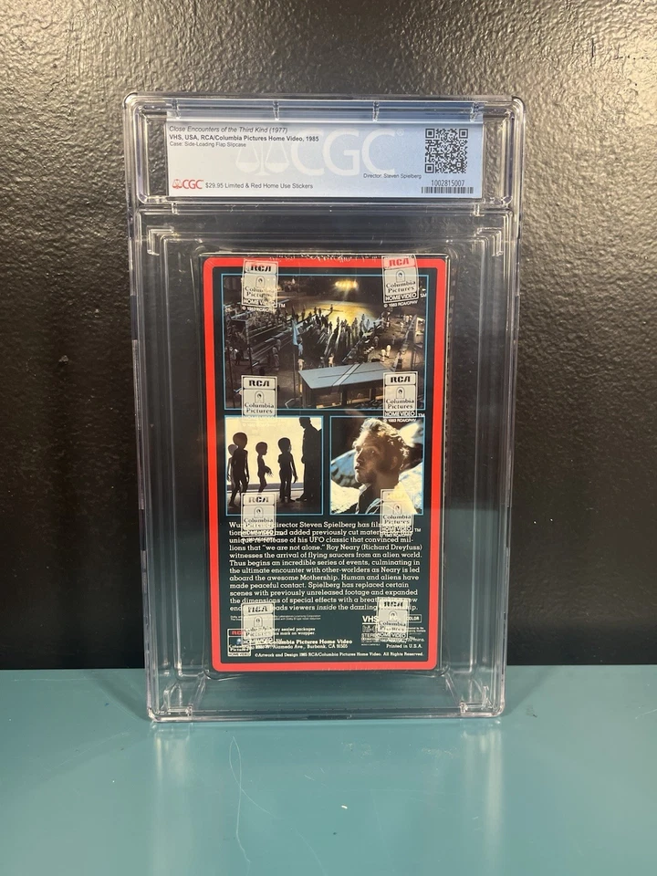 CGC 9.9 A++ Close Encounters of the Third Kind VHS Movie Sealed Graded - Image 2 of 2
