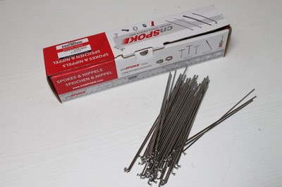 CN  Spokes  Nirosta  40 Speichen 2,5 mm verstärkt   12G   Länge 190 mm