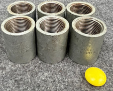 STEEL PIPE COUPLING 3/4" X 3/4" NPTF LOT OF 6