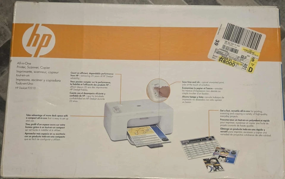Hp deskjet F2210 (Printer, Scanner, Coppier) Imperfections unbox - Image 3 of 4