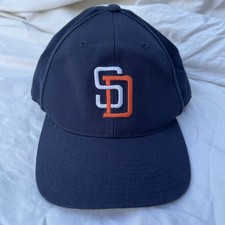 Vintage San Diego Padres Sports Specialties Fitted Hat 7 1/4 Wool Baseball Cap