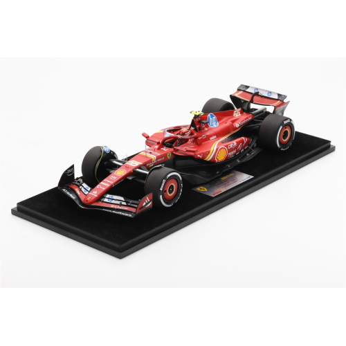 Ferrari SF-24 N.55 2ND Abu Dhabi Gp 2024 C.Sainz 1:18 Looksmart Formula 1 -D- Ne-image