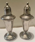 Vintage Reed & Barton Weighted Sterling Silver Salt Shakers, 4.75 Inches