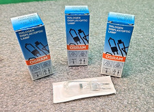 3x OSRAM HLX 64655 24V 250W Slide Projector Shadowless Light Bulb  NAED 54254