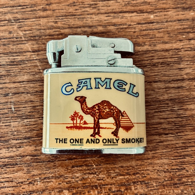 Vintage Camel Advertising Pocket Lighter The One And Only Smoke!
