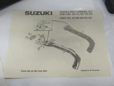 New Genuine Suzuki GSX750 VX800 saddle bag carrier set