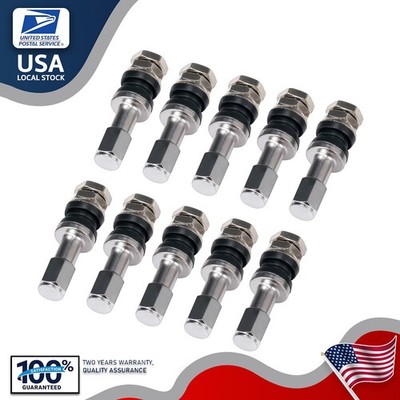 Tire Valve Stems For Scooters Direct Fit New GEARZAAR 10Pack Stainless Steel