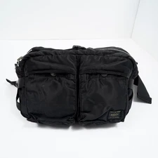 Porter Yoshida Tanker Waist Bag Shoulder Bag Black Large Japan Y2K