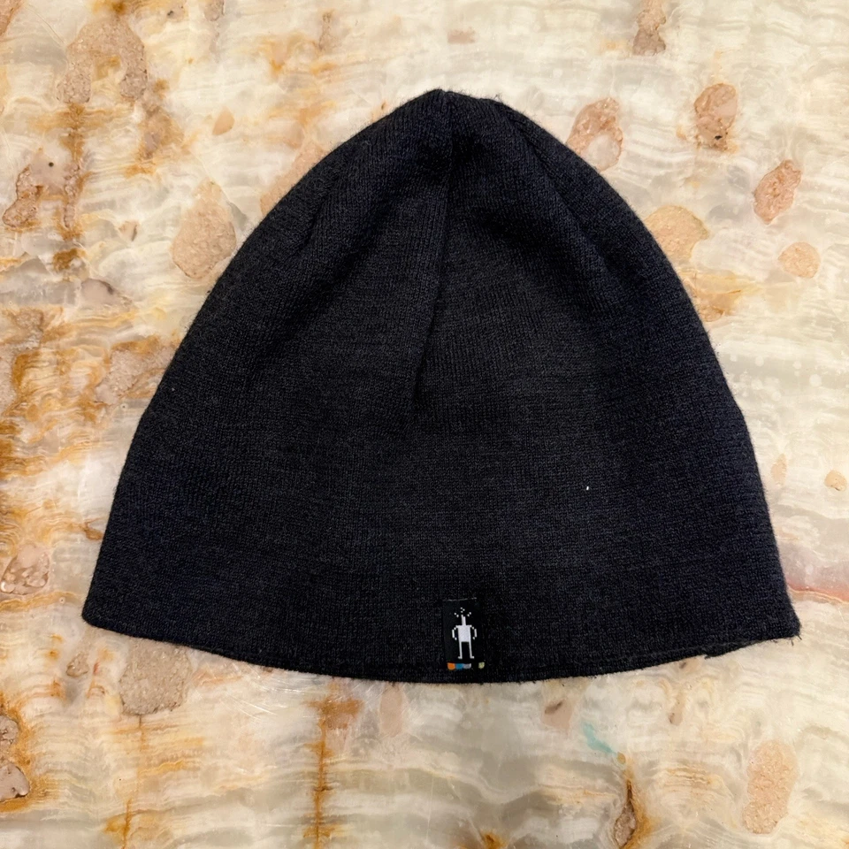 Smartwool Merino 250 Gorro Negro Mezcla Lana Térmico Invierno Sombrero Unisex Foto 3 de 4